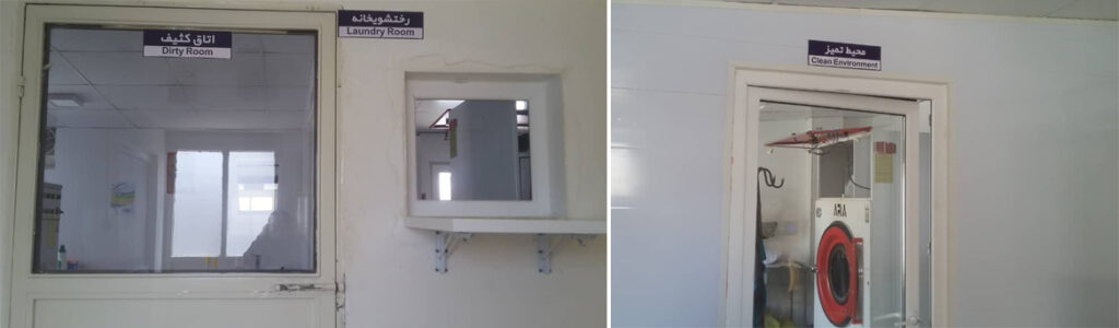 اقدامات پیشگیری از کرونا در مرکز چشم پزشکی سلامت غرب تهران